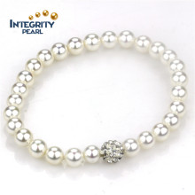 Perfect Round Shell Pearl Bracelet 8mm Charming Pearl Bracelet